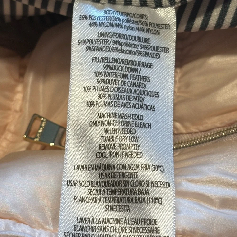 Calvin Klein Light Pink Puffer Vest - Picture 9 of 9